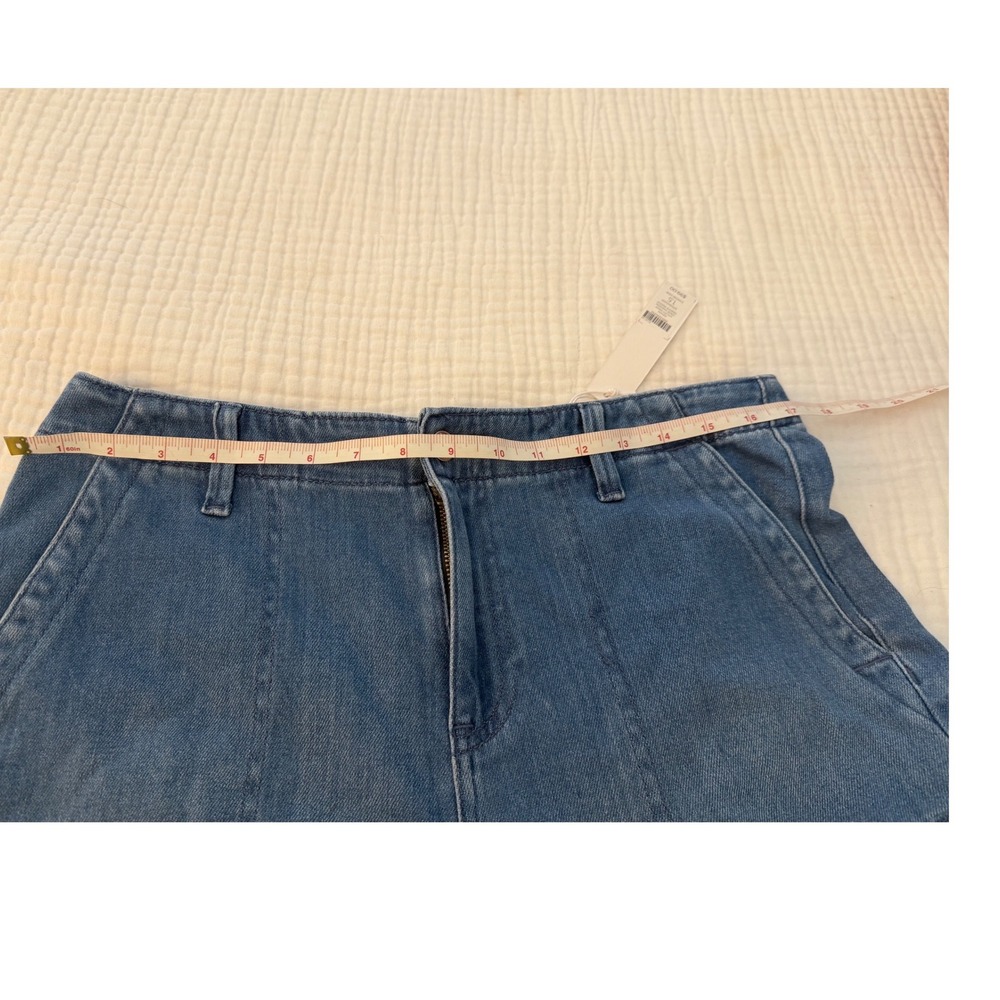 Chicos Denim Utility Crop Jeans Pants Size 1.5 US 10 New cuffed - Picture 12 of 12